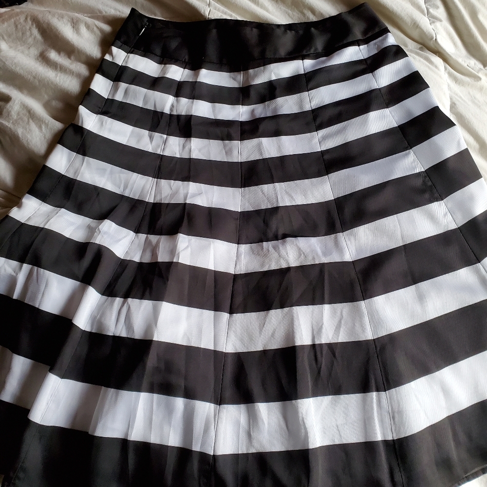 Black and white skirt